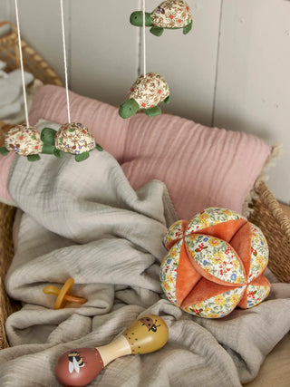 Venke Rassel Baumwolle orange 15cm