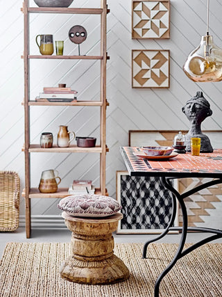 Decoratiestuk hergebruikt hout bruin Sashia 14cm