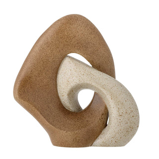 Statuetta decorativa in poliresina marrone Esad 21cm