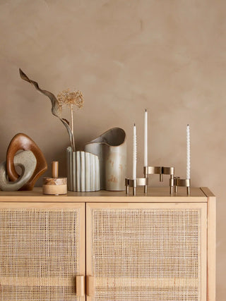 Decorative statue polyresin brown Esad 21cm