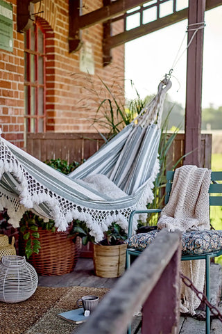 Hangmat katoen groen Cruz 300cm