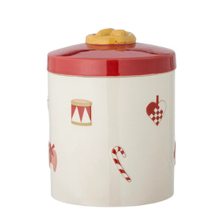 Red Yule Earthenware Pot 15cm