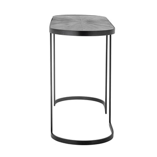 Consolle in legno di abete nero Carter 110cm