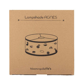 Agnes paralume bambù marrone 34cm