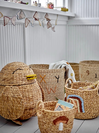 Ensemble de paniers Agnes jacinthe d'eau naturel 32cm