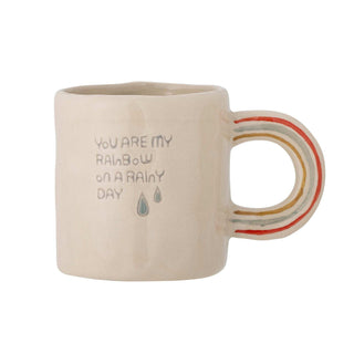 Cloudy mug earthenware beige - 185ml