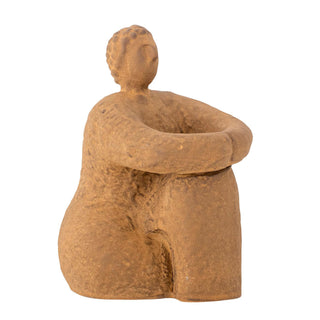 Beeld terracotta bruin Sandhya
