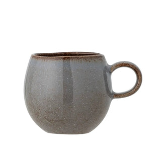 Mok aardewerk grijs Sandrine 8cm