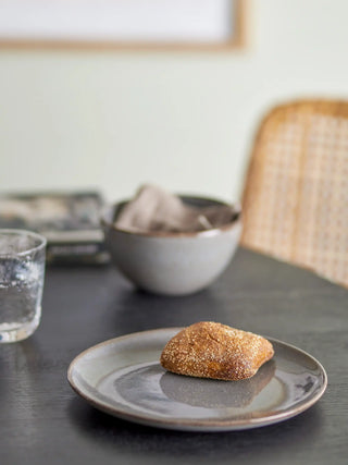 Bord aardewerk grijs Sandrine 22cm