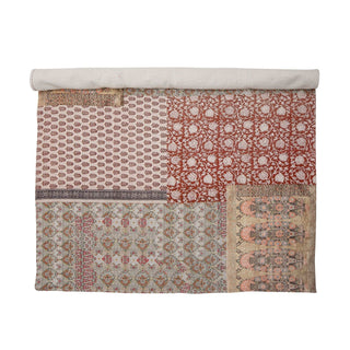 Tapis en coton rouge Ysolde 150x215cm