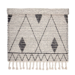 Tapis en coton beige/naturel Yuki 120x180cm