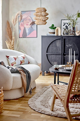 Tapis en coton nature Turi 140x200cm