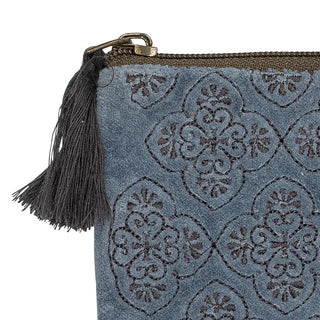 Neceser de algodón azul Sofina