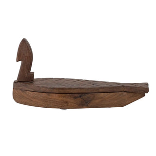 Opbergdoos gerecycled hout bruin Hamida