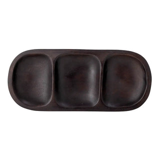 Schaal mango bruin Vasilia 35cm