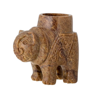 Værteholder i fedtsten brun Novia