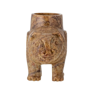 Værteholder i fedtsten brun Novia