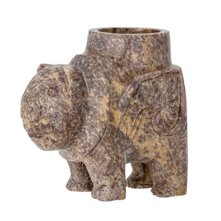 Værteholder i fedtsten brun Novia