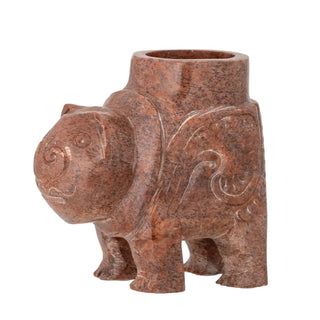 Værteholder i fedtsten brun Novia