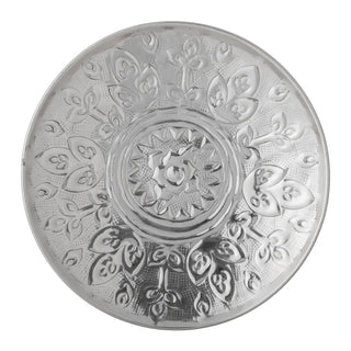 Bandeja metal plateado Litha 25cm
