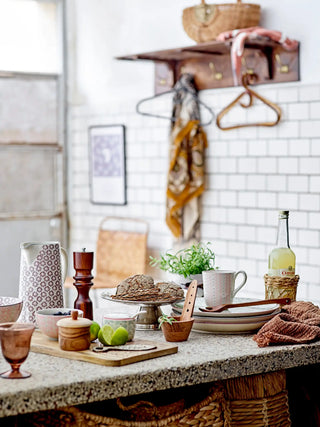 Bandeja metal plateado Litha 25cm