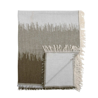 Plaid acrílico verde Lucienne 125x150cm