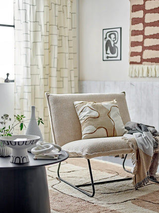 Rideau coton naturel Lyria