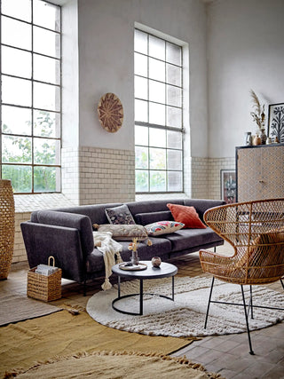 Kussen katoen bruin Nesma