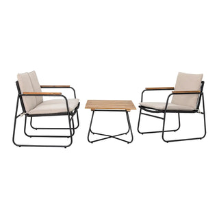 Tavolino da salotto acacia marrone Hampton 90x60cm