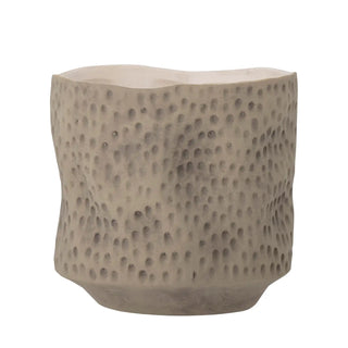 Bloempot aardewerk bruin Sayah 16cm