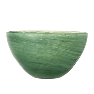 Bandeja de vidrio verde Esmaralda 25cm