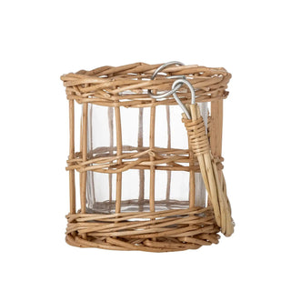 Theelichthouder glas naturel Marjaneh 10cm