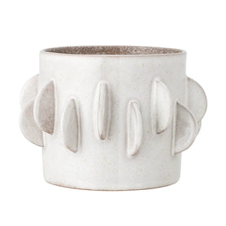 Vaso in ceramica bianco Roza