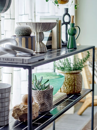 Kerzenhalter Keramik grün Fija 18cm