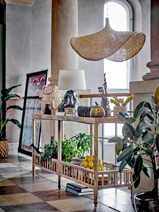 Vaso in ceramica marrone Reina 16cm