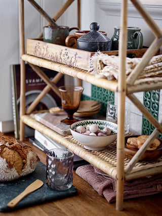 Schaal aardewerk groen Heikki 14cm