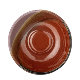 Schaal aardewerk paars Paula 16cm