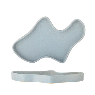 Vassoio in ceramica blu Lakey 32xm