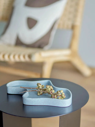 Dienblad aardewerk blauw Lakey 32xm