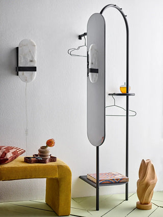 Tablett Keramik braun Lakey 22x29cm