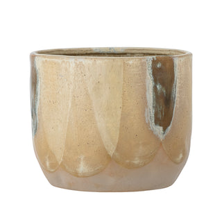 Brown earthenware flower pot May 18cm