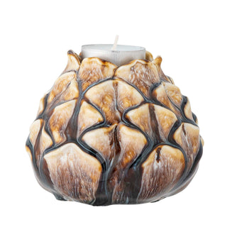 Kerzenhalter Keramik braun Cathie 11cm