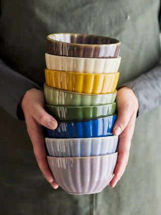 Yellow Latina earthenware bowl 9cm