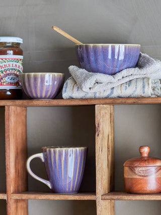 Schaal aardewerk paars Latina 9cm