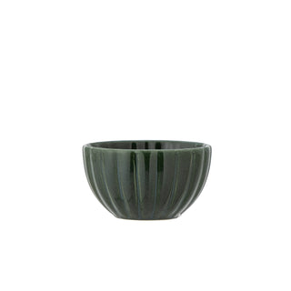 Skål i stentøj, grøn Latina Ø9×5 cm