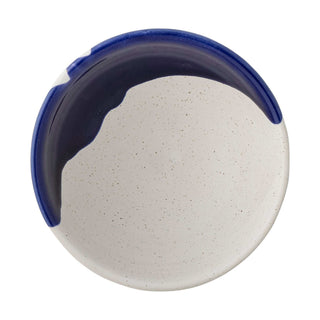 Schaal aardewerk blauw Okayama 13cm