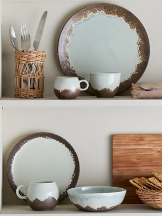 Kom aardewerk bruin Paula 16cm