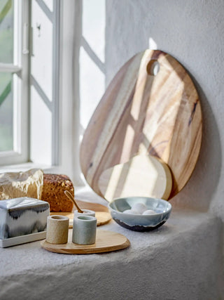 Kom aardewerk bruin Paula 16cm