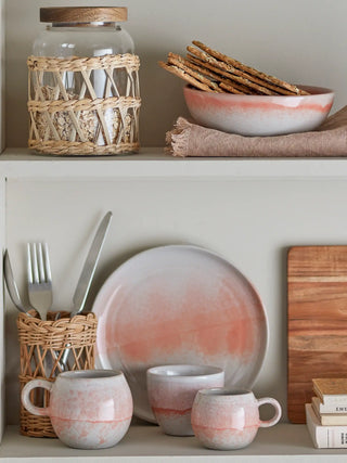 Schaal aardewerk oranje Paula 16cm