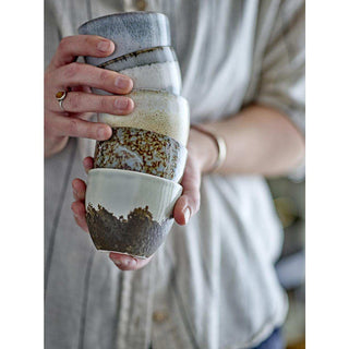 Paula kopje bruin grijs 195ml - Het Adres